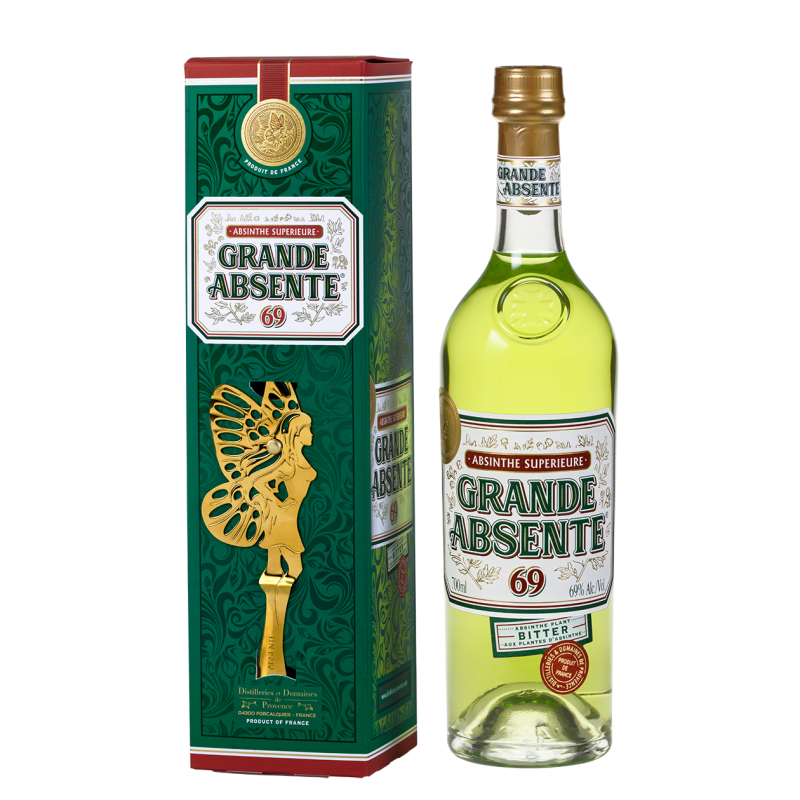 Grande Absente Étui + Cuillère : Le Rituel Authentique de l'Absinthe Grande Absente Étui + Cuillère : Le Rituel Authentique de l'Absinthe