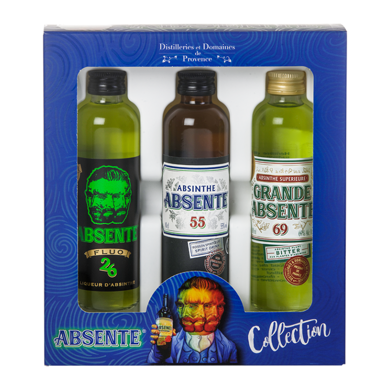 Coffret absinthe : découvrez 3 saveurs uniques ! Coffret absinthe : découvrez 3 saveurs uniques !
