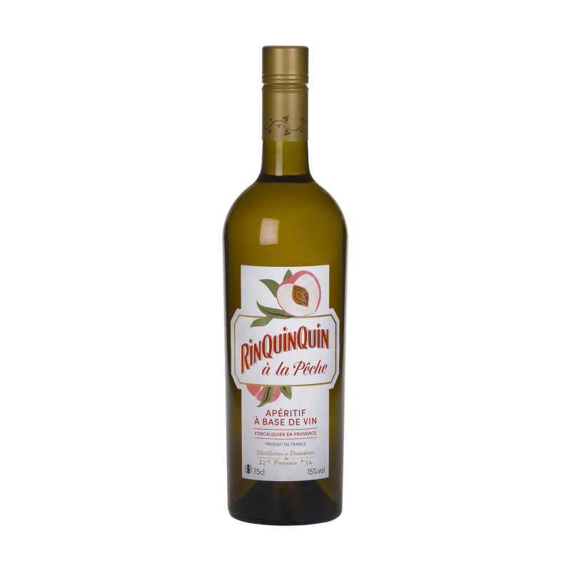 Rinquinquin : un apéritif artisanal léger et fruité à la pêche et au vin blanc Rinquinquin : un apéritif artisanal léger et fruité à la pêche et au vin blanc