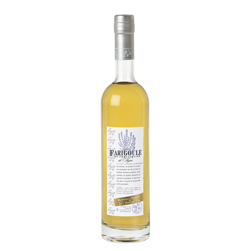 Farigoule de Forcalquier : liqueur artisanale de thym. Farigoule de Forcalquier : liqueur artisanale de thym.
