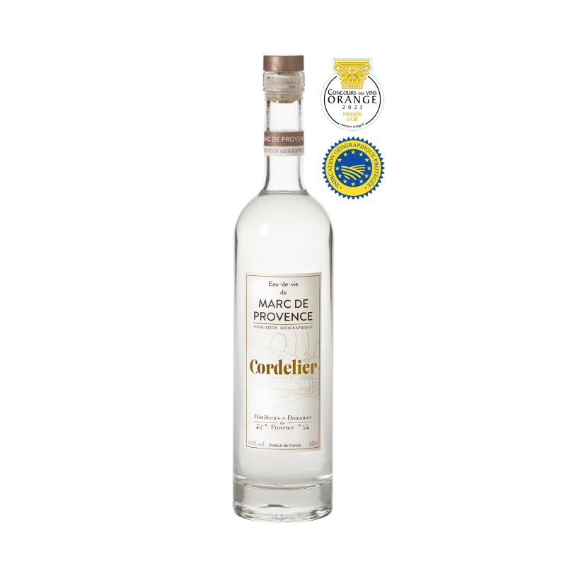 Marc de Provence Cordelier : Eau-de-vie de marc de raisin