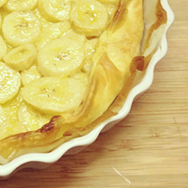 Tarte à la banane et au Pastis Henri Bardouin