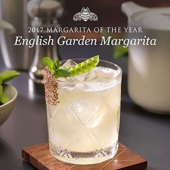 English Garden Margarita créé par Sophie Bratt du Restaurant Oxo Tower (Londres)