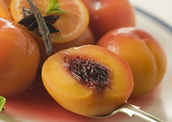 Browned Peaches with Spices