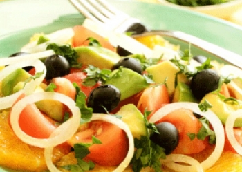 Olive, Avocado and Orange Salad with Pastis
