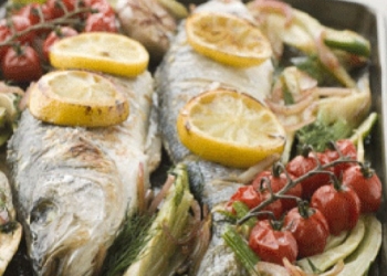 Sea bass with fresh fennel