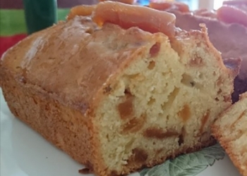Cake apricot-pastis     Thierry Laroche's recipe, head pastry chef