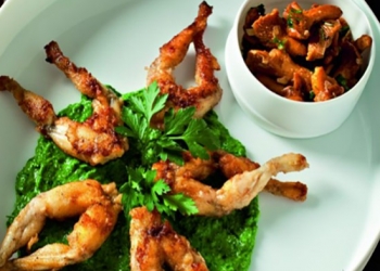 Frog legs with Grande Absente (69 °)