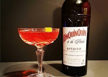 Peach Boulevardier par Arnaud Tarabout