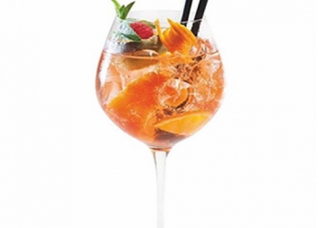 Spritz Orange Colombo @ Damien Gillet, Chef Barman du Chalet d'Adrien 
