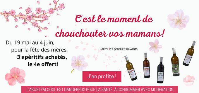 Offre spéciale Fêtes des mères sur notre gamme apéritifs de Provence
